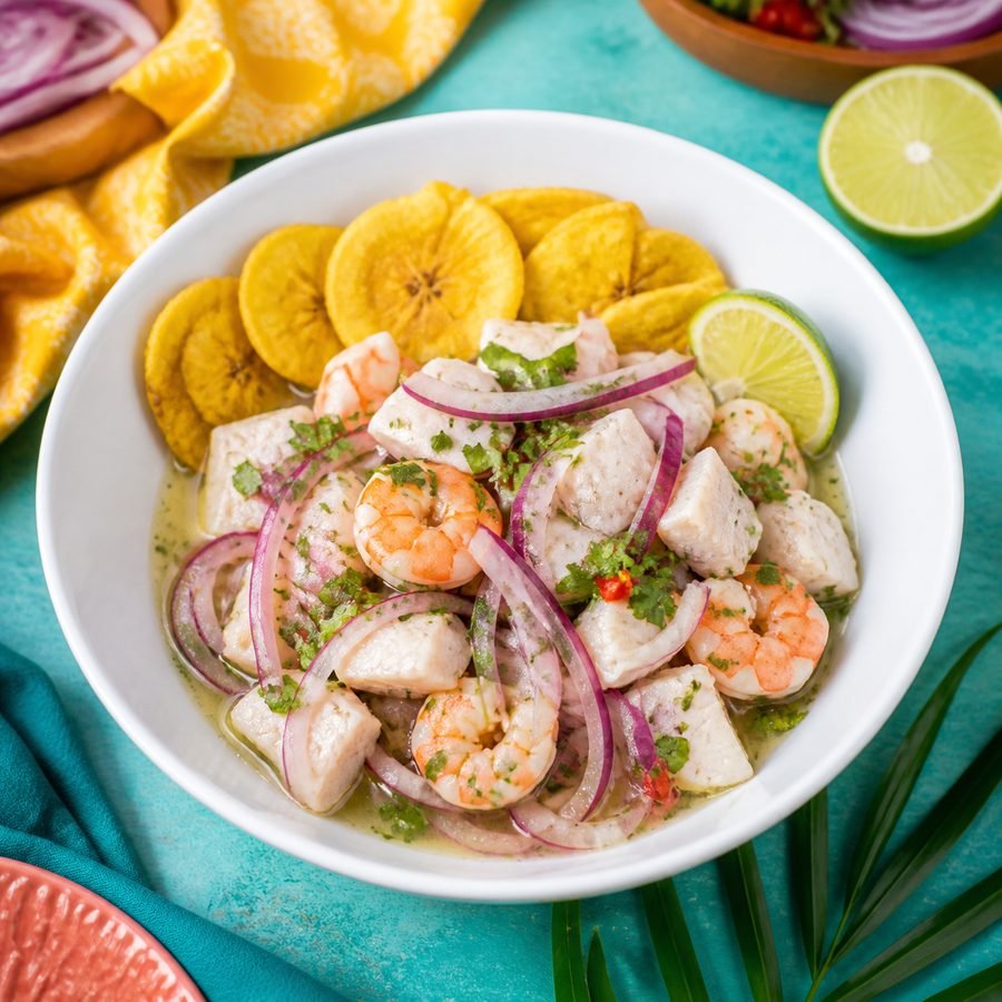 Ceviche mixto de Ceviche Tropical